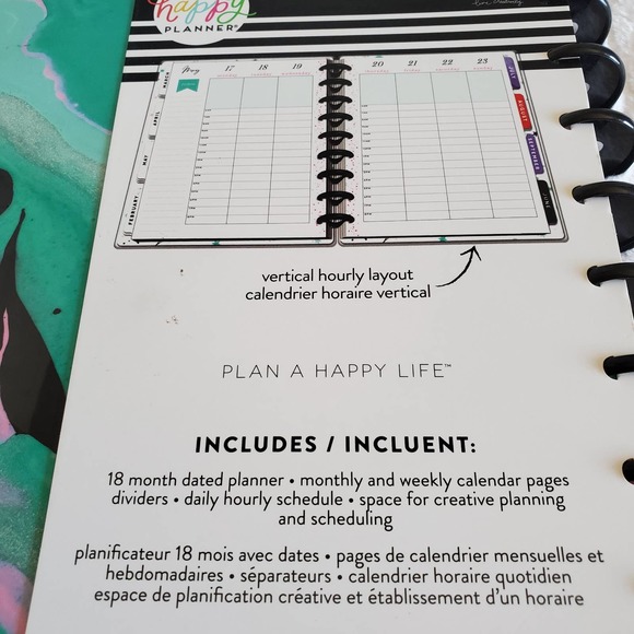 The Happy Planner Classic Glittery Paint 18 months Planner - Picture 4 of 5